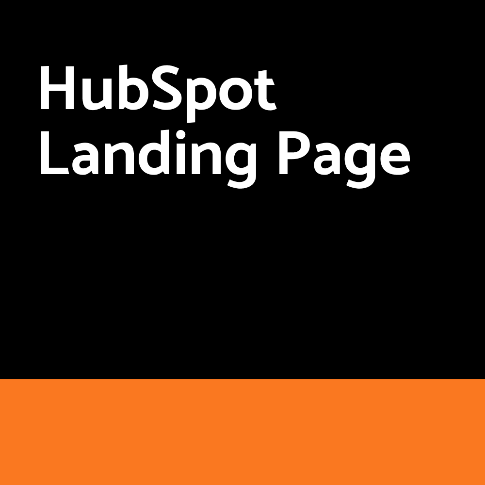 HubSpot Landing Page