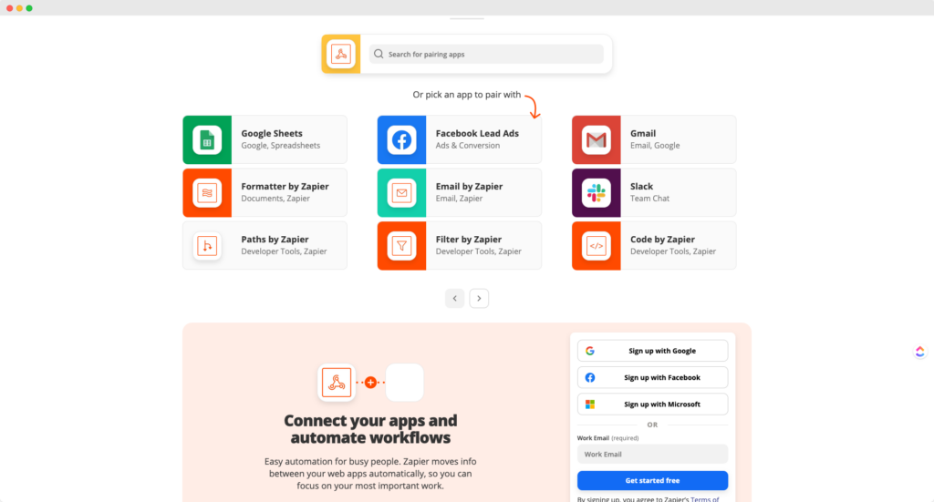 Zapier Screenshot